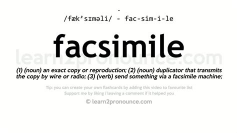 facs simile versace|what does facsimile mean.